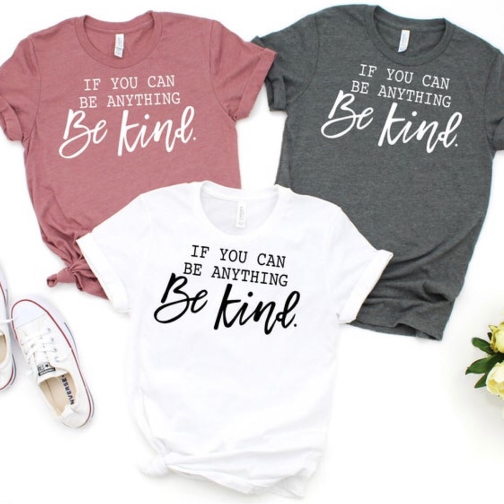 Be Kind graphic tee, super soft premium t-shirt